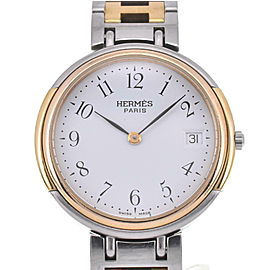 HERMES Windsor SS GP Quartz Watch LXGJHW-647