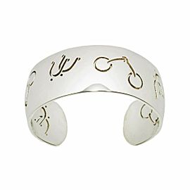 HERMES Silver Bangle