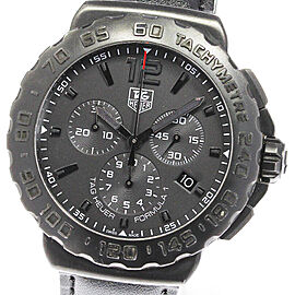 TAG HEUER Formula 1 Stainless Steel/leather Quartz Watch Skyclr