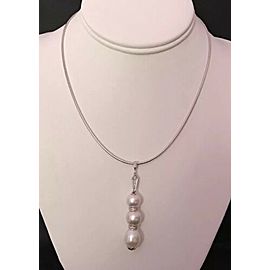 Diamond South Sea Pearl Necklace 14k Gold 12 mm Italy Certified $3,490 817269