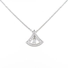 BVLGARI 18k White Gold Diva Dream Diamond Necklace LXGYMK-142