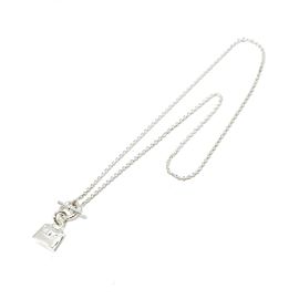 HERMES Silver Kelly Necklace