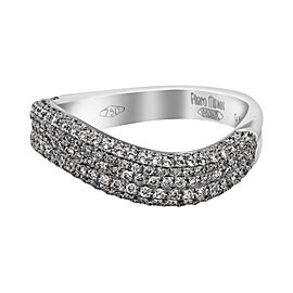 Piero Milano 18K White Gold Diamond Ring