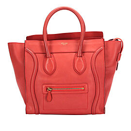 Celine Mini Luggage Leather Satchel