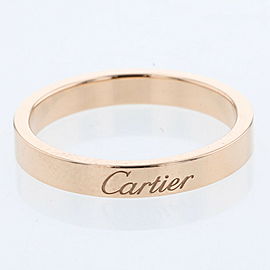 CARTIER 18k Pink Gold Engraved Ring LXGBKT-555