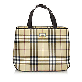 Burberry House Check PVC Handbag