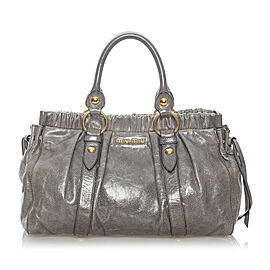 Miu Miu Vitello Shine Satchel