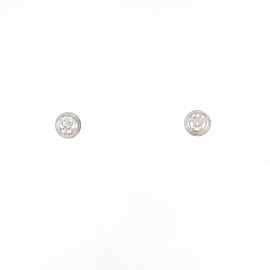 Cartier 18k White Gold Leger Earrings LXGYMK-472