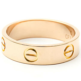 CARTIER 18K Pink Gold Love Ring LXGoodsLE-59