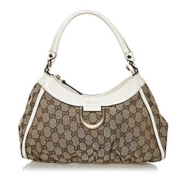 Gucci GG Canvas Abbey D-Ring Shoulder Bag