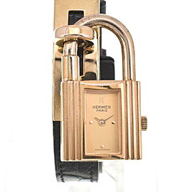 HERMES Kelly Gold Plated Quartz Watch LXGJHW-505