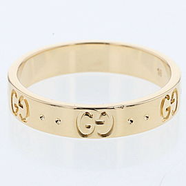 GUCCI 18k Yellow Gold Icon Ring LXGBKT-486