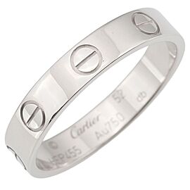 CARTIER 18K White Gold Mini love