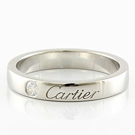 CARTIER: 950 Platinum Ring US 4.75 , EU49 LXKG-427