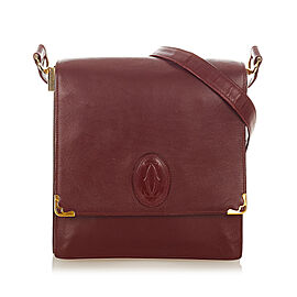 Cartier Must de Cartier Leather Crossbody Bag