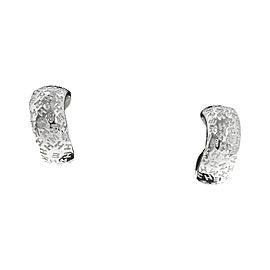 Hermes 18K White Gold Earrings