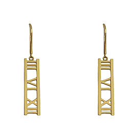 TIFFANY & CO Atlas Yellow Gold Earrings