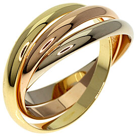 CARTIER Tri-Color Gold Trinity US 5.75 Ring QJLXG-2572