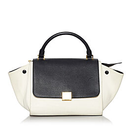 Celine Small Trapeze Leather Satchel