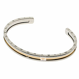 VLGARI 18K Pink Gold Steel B-zero1 Open Bangle XGQJ-894