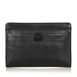 Burberry Leather Clutch Bag