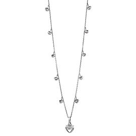 Piero Milano 18K White Gold Diamond Necklace