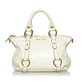 Miu Miu Vitello Shine Satchel