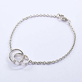 CARTIER 18k white gold Baby love Bracelet