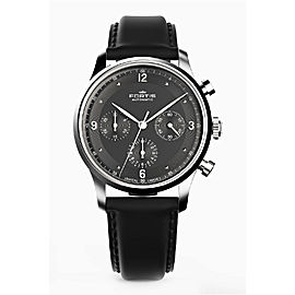 Fortis Black Black Calfskin Leather Strap 904.21.11 L.01 Watch