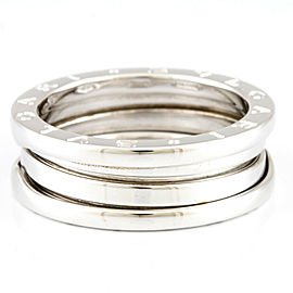 BVLGARI 18K white Gold Ring US8.25 ,EU 58 LXKG-271