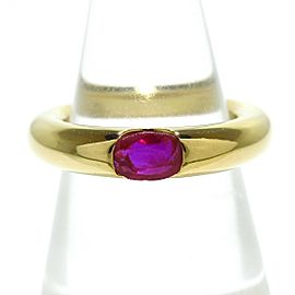 Cartier 18K Yellow Gold Ruby Ring LXJG-11