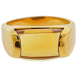 Bulgari Gold Citrine Ring