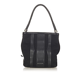 Bvlgari Canvas Shoulder Bag