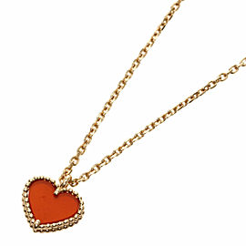 Van Cleef & Arpels 18K Pink Gold Sweet Alhambra Necklace LXGQJ-939