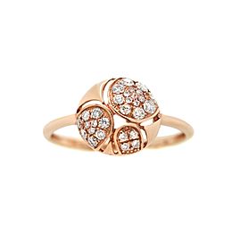 18k Rose Gold and Diamond Ring