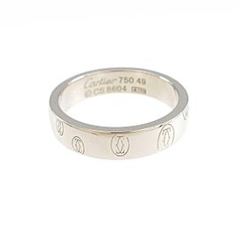 Cartier 18K white Gold Happy Birthday Small Ring LXGYMK-331