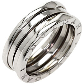 BVLGARI 18K White Gold B.zero1 Ring US 7.75 QJLXG-1377