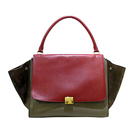 Celine Medium Trapeze Leather Handbag