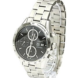 TAG HEUER Carrera Chronograph Steel Automatic Watch CV2016 LXGoodsLE-335