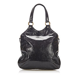 YSL Sac Metropolis Patent Leather Tote Bag