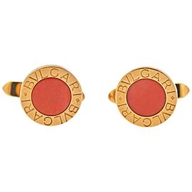 Bulgari Coral Gold Cufflinks