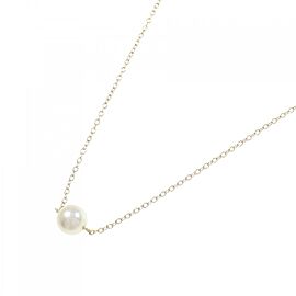 MIKIMOTO 18k Yellow Gold Akoya Pearl Necklace