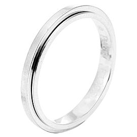 Piaget G34PR300 18K White Gold Ring Size 9.25