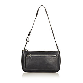 Ferragamo Gancini Leather Shoulder Bag