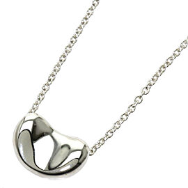 Tiffany & Co 925 Silver Bean Necklace QJLXG-2541