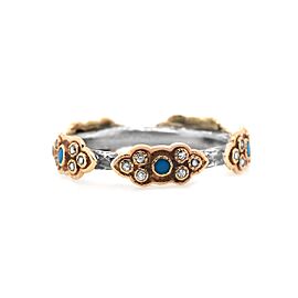 Armenta Scroll Stack Band Ring