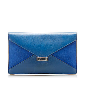 Celine Diamond Leather Clutch Bag