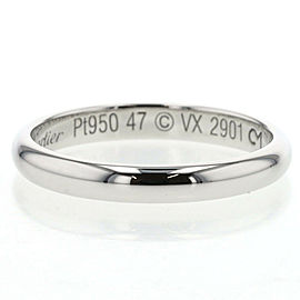 CARTIER 950 Platinum 1895 Wedding Ring LXGBKT-96