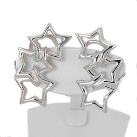 Tiffany & Co 925 Silver Triple star Earring LXNK-1082