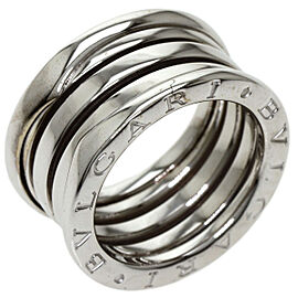 BVLGARI 18K white Gold B.zero1 Ring US 5.25 QJLXG-1352